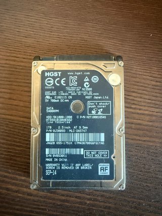 Disco Duro HGST 2.5 1TB SATA