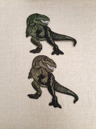 Parches Dinosaurio t-rex Termoadhesivos