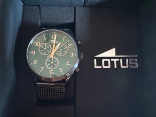 Reloj Lotus Hombre Verde y Negro
