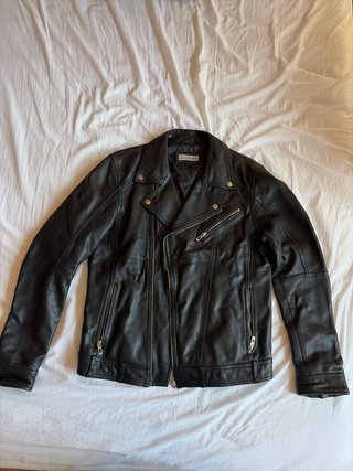 Chaqueta de Piel de Oveja Willford Negra Talla M