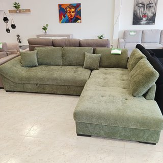 Sofá Cama Chaise Longue 295cm Verde