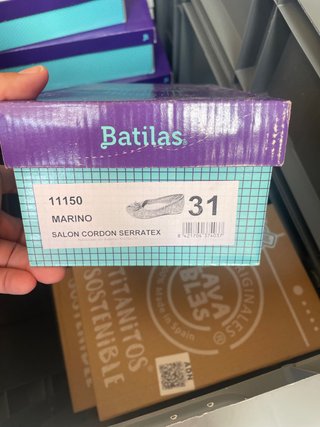Bailarinas Batilas Marino Talla 31