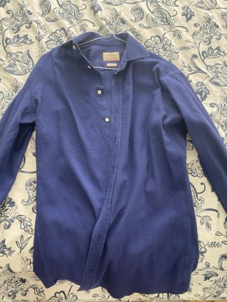 Camisa Hackett Azul Marino Talla S