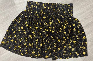 Falda pantalón estampada Zara