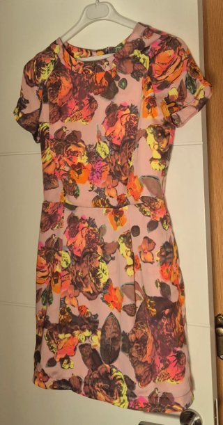 Vestido Topshop Floral Multicolor Talla 38