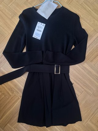 Vestido Zara Negro Talla S