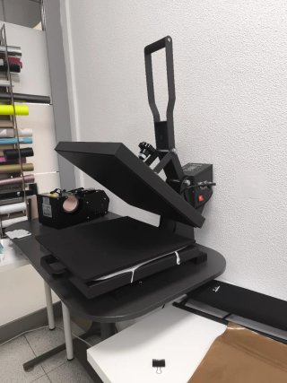 Plancha Transfer Vevor 38x38cm
