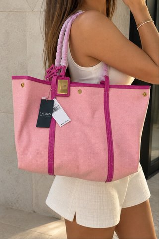 Bolso Lauren Ralph Lauren Rosa