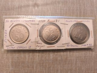 50 Pesetas 1980 con estrellas 80, 81, 82