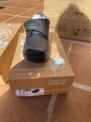 Zapatos Escolares Titanitos Negros Talla 28
