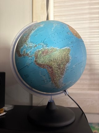 Lámpara de Mesa Globo Terráqueo