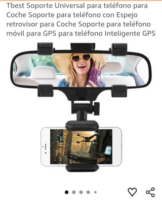 Soporte de Teléfono para Espejo Retrovisor