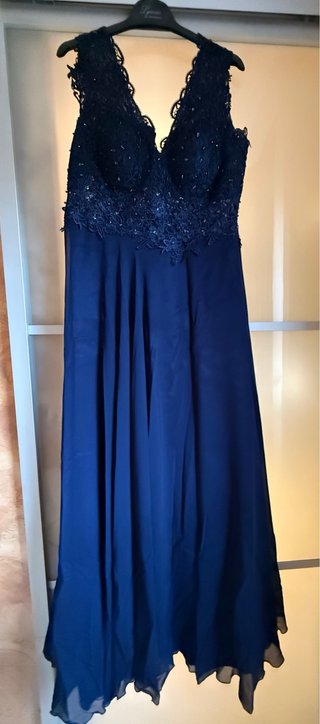 Vestido de fiesta largo azul