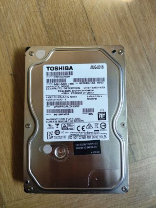 Disco Duro Toshiba 3.5 500GB SATA