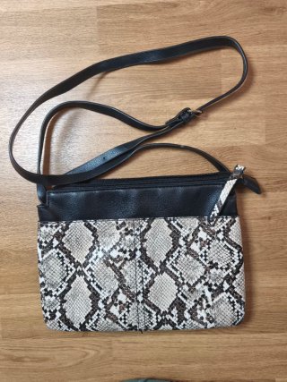 Bolso Bandolera Estampado Serpiente