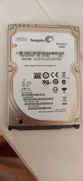 Disco Duro Interno Seagate 750GB