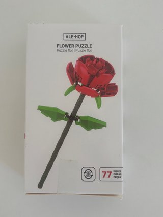Puzzle Flor Rosa ALE-HOP