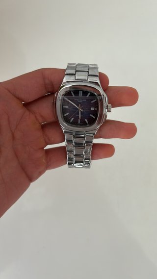 Reloj Azul y Plateado