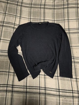 Jersey Fino Hugo Boss Negro