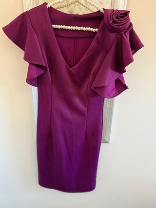 Vestido de fiesta morado