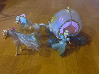 Set Cenicienta con Carroza y Caballos