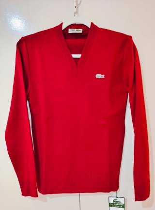 Jersey Lacoste Rojo original