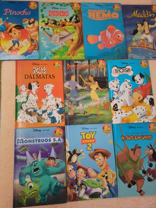 LOTE (II) DE 10 CUENTOS CLASICOS DE WALT DISNEY