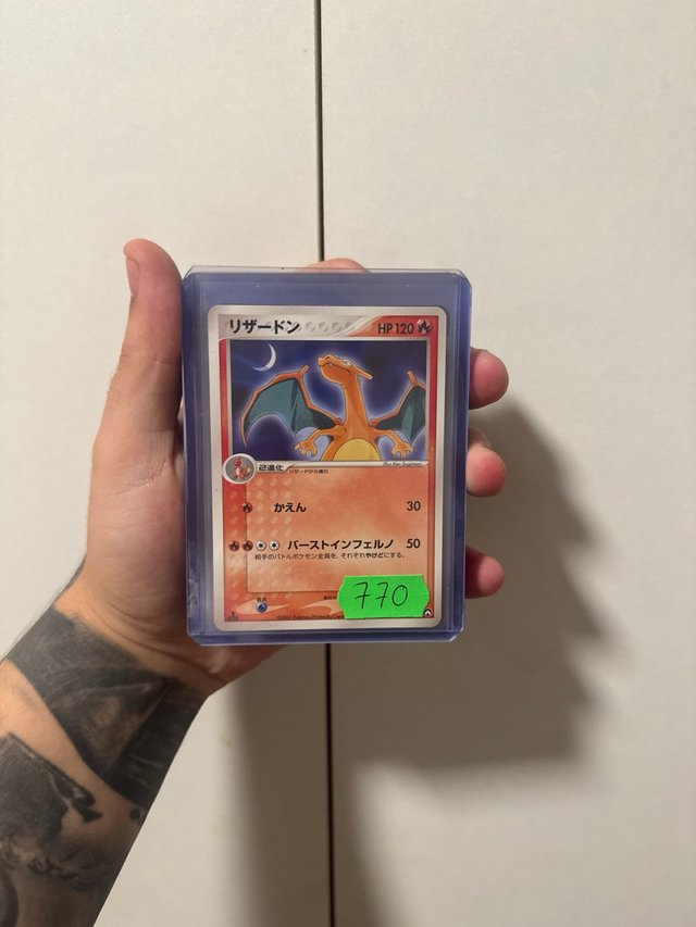 Charizard Japonés WOTC 8 Edición 1