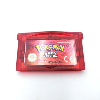 Pokemon Ruby GBA Tested & Working batteria nuova