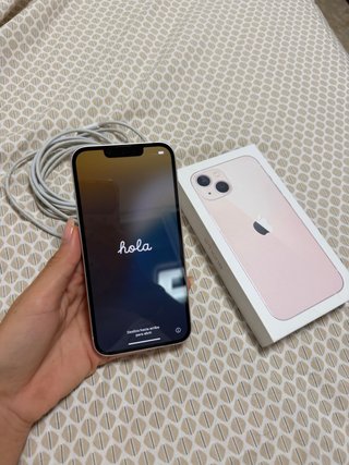 iPhone 13 Rosa 128 GB + caja original y cargador