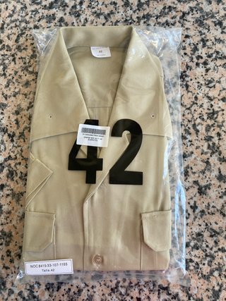 Camisa militar manga corta Talla 42