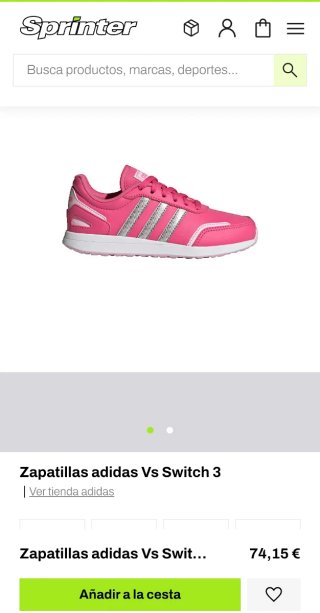 Zapatillas Adidas VS Switch 3 Rosas