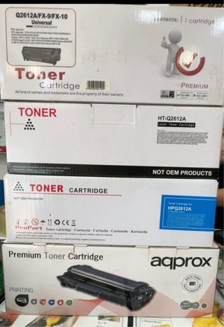 Lote 4 Tóners HP Q2612A Nuevos