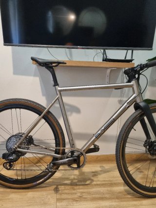 Bicicleta Gravel Bossi Grit Titanio Talla L