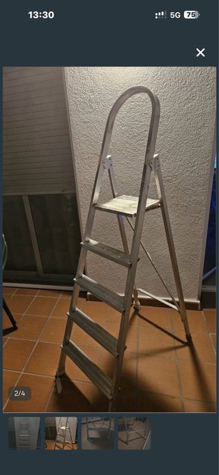 Escalera de aluminio