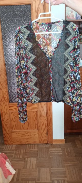 Blusa Janis Manga Larga Estampada