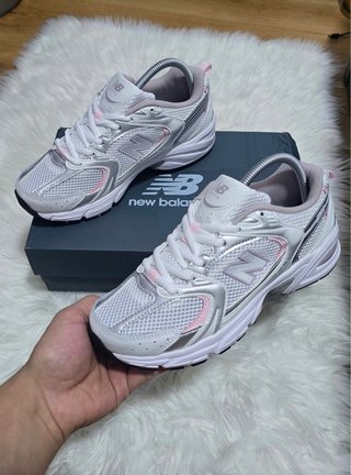 Zapatillas New Balance 530 Mujer Blancas Rosas