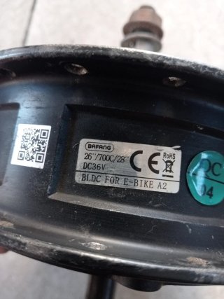 Motor de buje Bafang 36V para E-bike