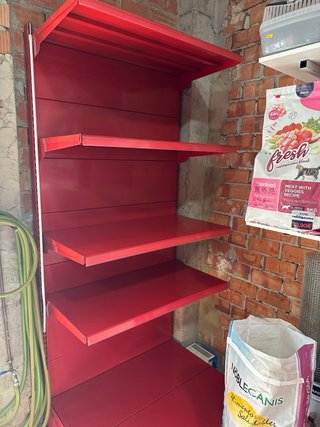 Estantería Metálica Roja