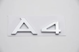 Emblema logo trasero Audi A4 cromado