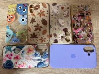 Lote de 6 Fundas para iPhone 16