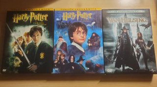 Harry potter y van helsing dvd