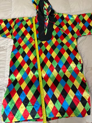 Capa disfraz multicolor
