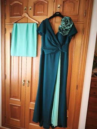 Vestido de fiesta Marfil Talla 44