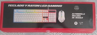 NUEVOS Set Teclado y Ratón Gaming LED MAD