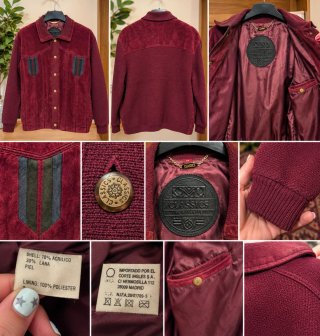 Chaqueta Vintage Classics Burdeos