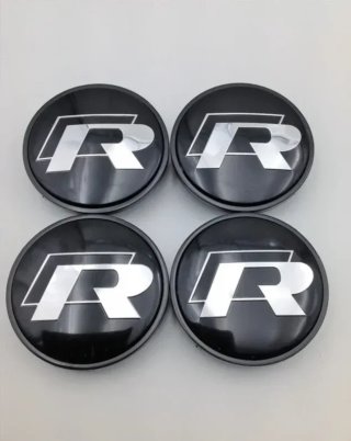 Centro de llantas Volkswagen R line 65 mm