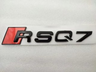 Emblema logo trasero negro Audi RSQ7