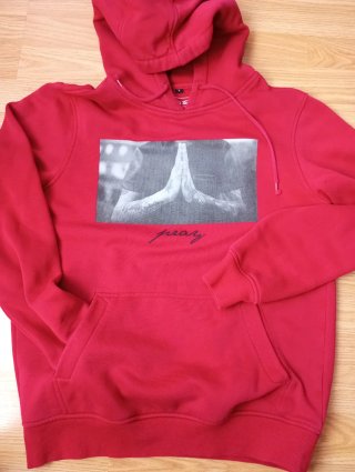 Sudadera Mister Tee Pray Granate