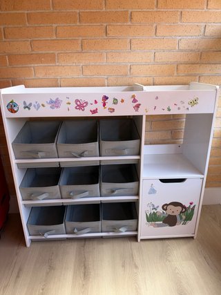 Mueble Juguetero Infantil con Cajas